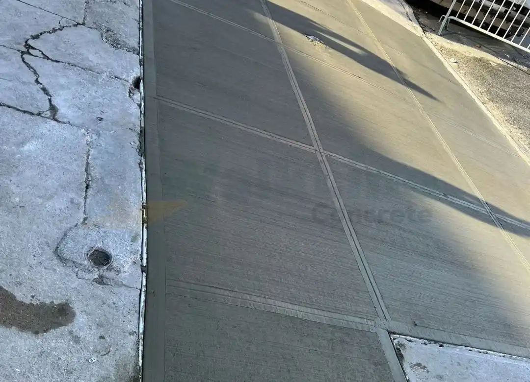 repaired sidewalk in Bronx