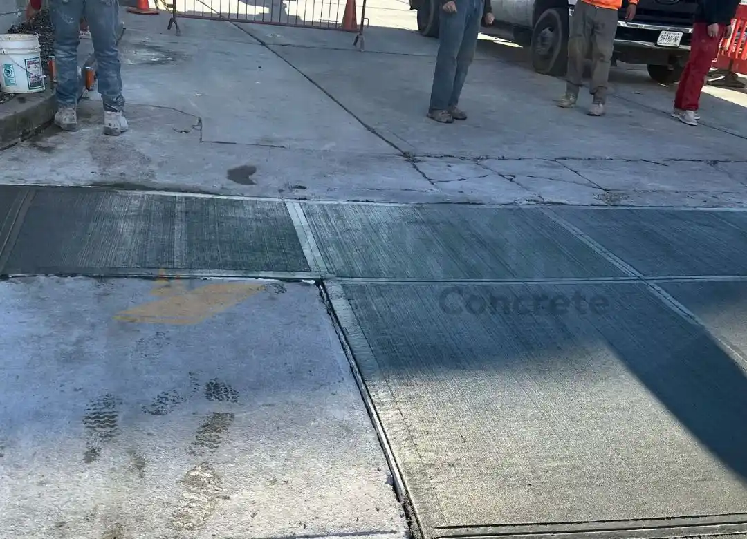 repaired sidewalk in Bronx